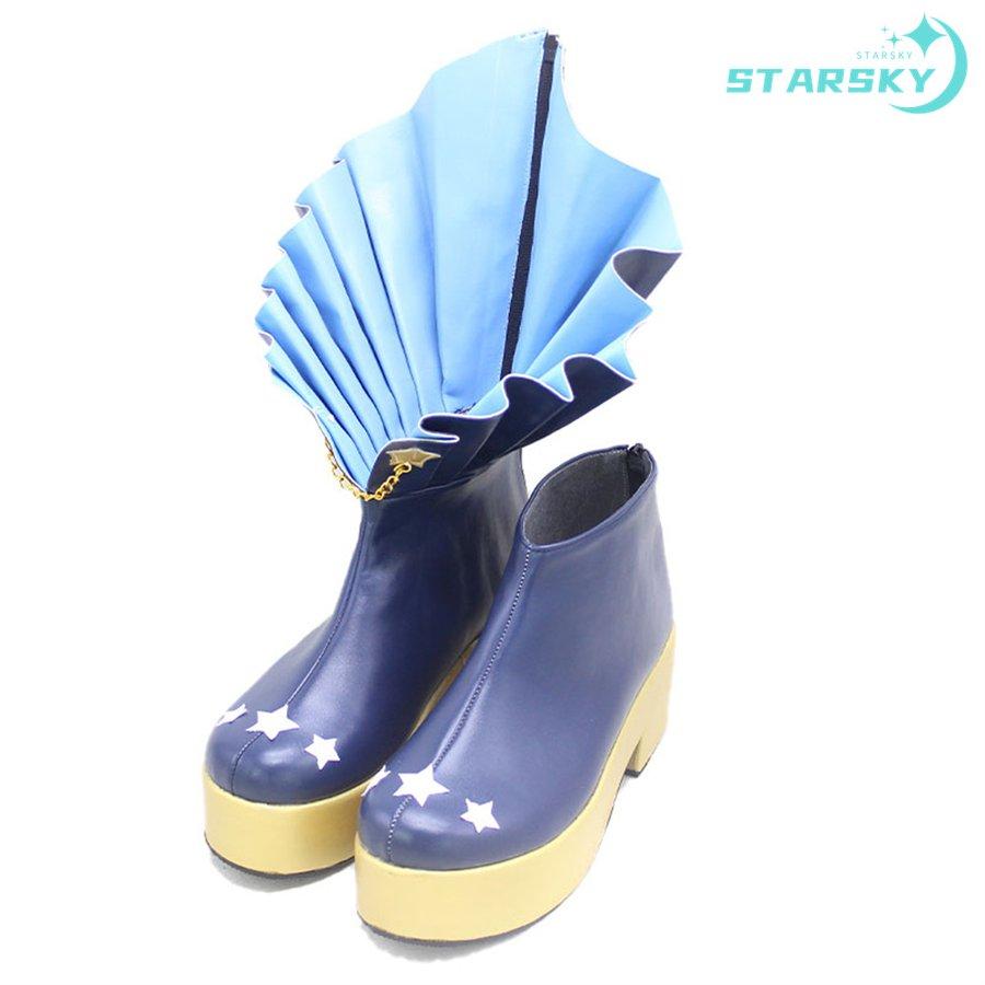 バーチャルYouTuber VTuber ホロライブ 星街すいせい 風 コスプレ靴 シューズ 靴 コスチューム イベント ハロウィン