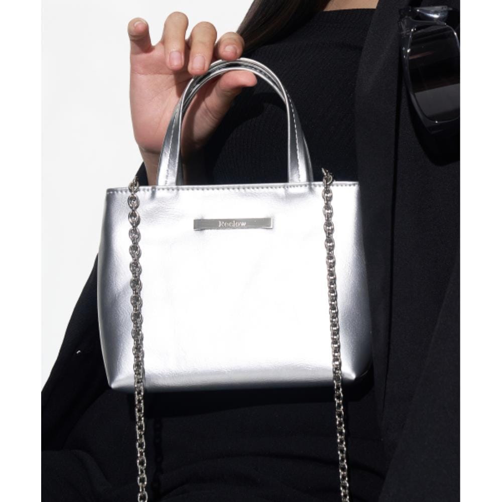 RECLOW RC TART MINI CHAIN BAG SILVER