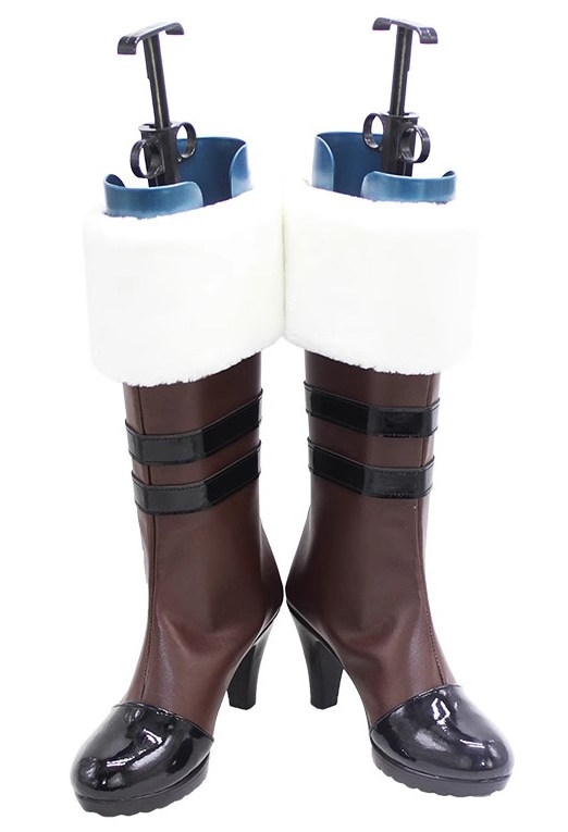 コスプレ靴 雪花ラミィ vtuber hololive 下駄 シューズ 長靴 コスプレ クリスマス ハロウィン