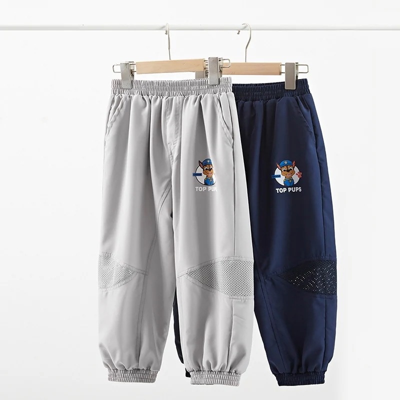 パウパウチーム子供パンツ男の子レッグパンツルーズ防蚊パンツ夏トレンドベビーパンツ