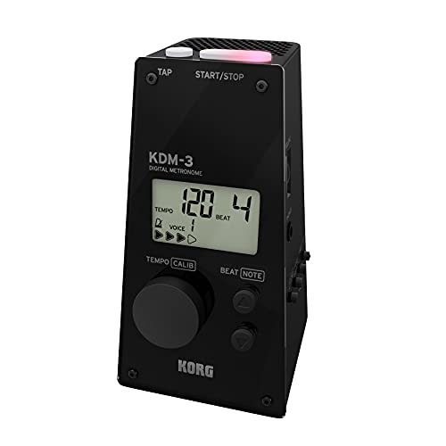 色：ブラック KORG(コルグ) メトロノーム KDM-3 BK ブラック 個人練習 パート練習 ア