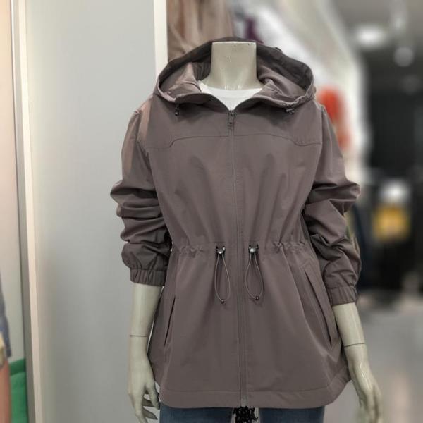 HC09 女性最小の防風防水機能フード付きジャンパー 軽量の風と雨を防ぐ機能性アウター (S41512976)