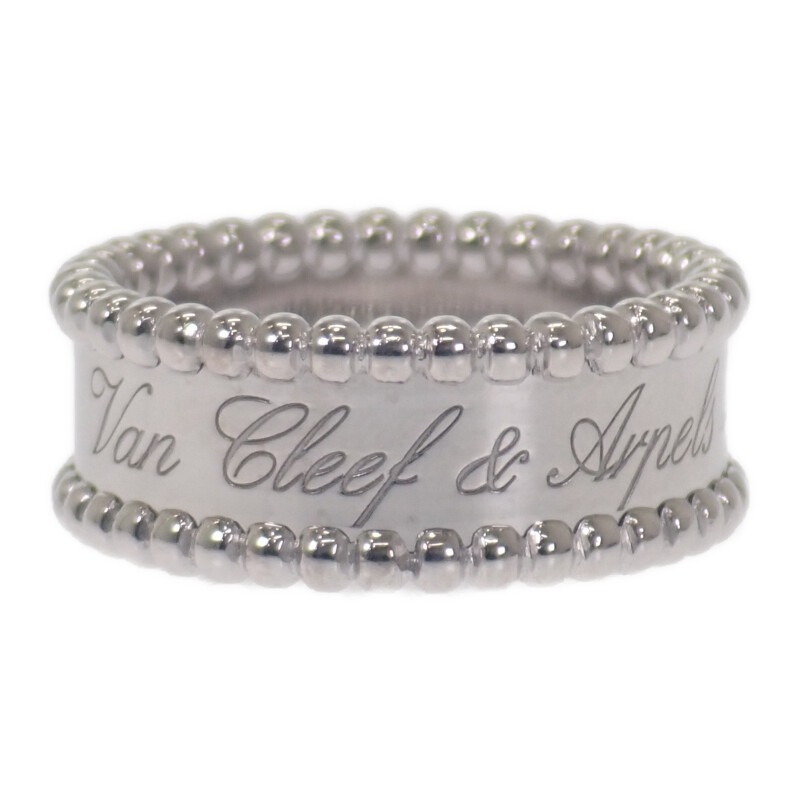 【Van Cleef & Arpels】 ペルレ シニアチュール 11号 VCARN32351 リング K18ホワイトゴールド #51 レディース