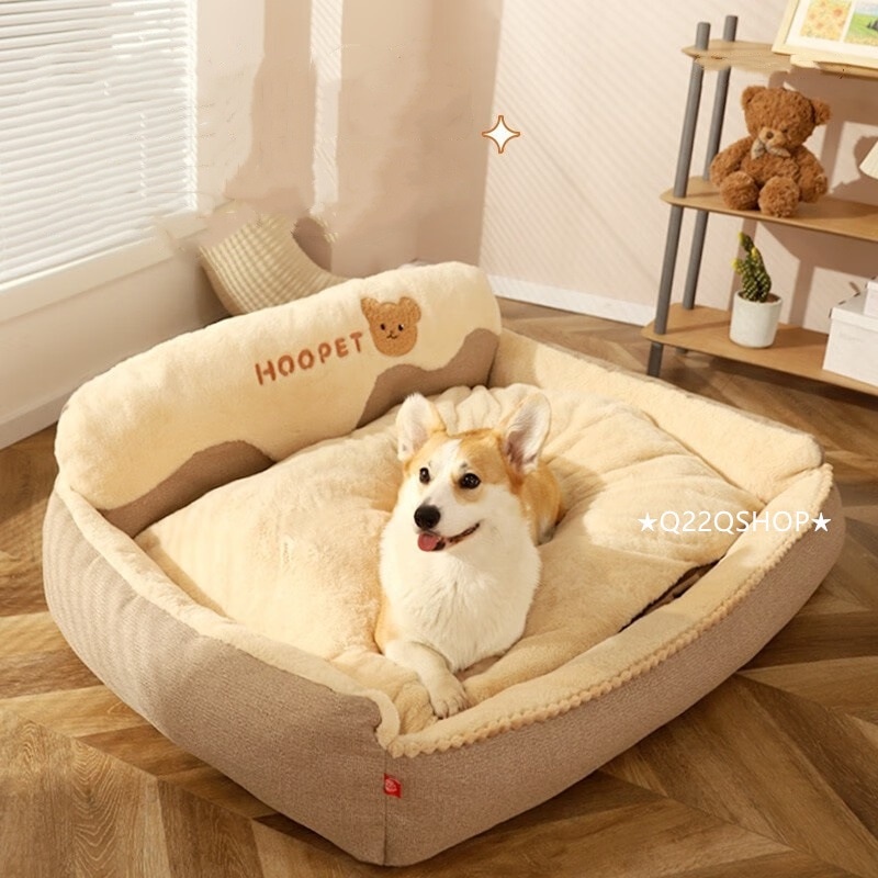 ペットベッド 犬 猫 ソファー 大きいサイズ クッション キャットハウス 可愛い 猫ベッド 犬ベッド ねこ小型 中型 大型 寝床寝具 ぐっすり眠る 春夏 秋冬 暖かい 洗える 四季適用 5,348円