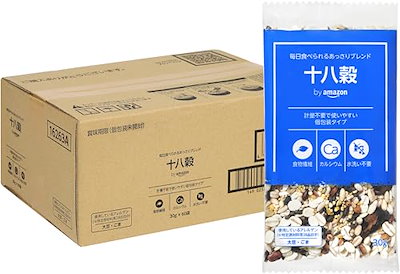 他サイト： [Amazonブランド] Happy Belly 十八穀 30g60袋 個包装 雑穀米 はくばくの商品画像
