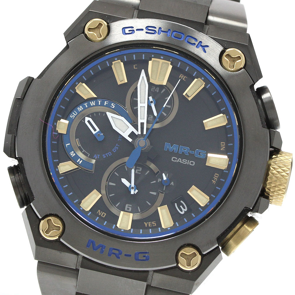 カシオ CASIO MRG-B1000BA-1AJR MR-G 勝色 Bluetooth ソーラー電波 メンズ 美品 内箱・保証書付き_946632【中古】