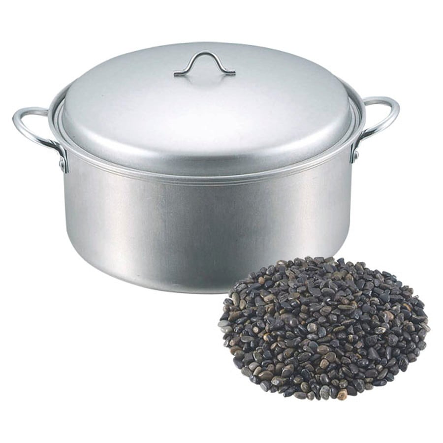 CAPTAINSTAG キャプテンスタッグ 石焼きいも鍋26cm 石2kg付 M－5558 M5558