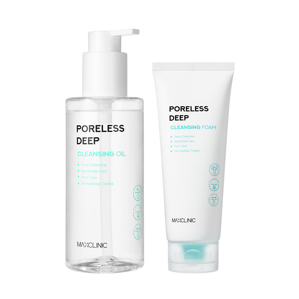 マックスクリニックフォアレスディープクレンジングオイル+クレンジングフォームセット