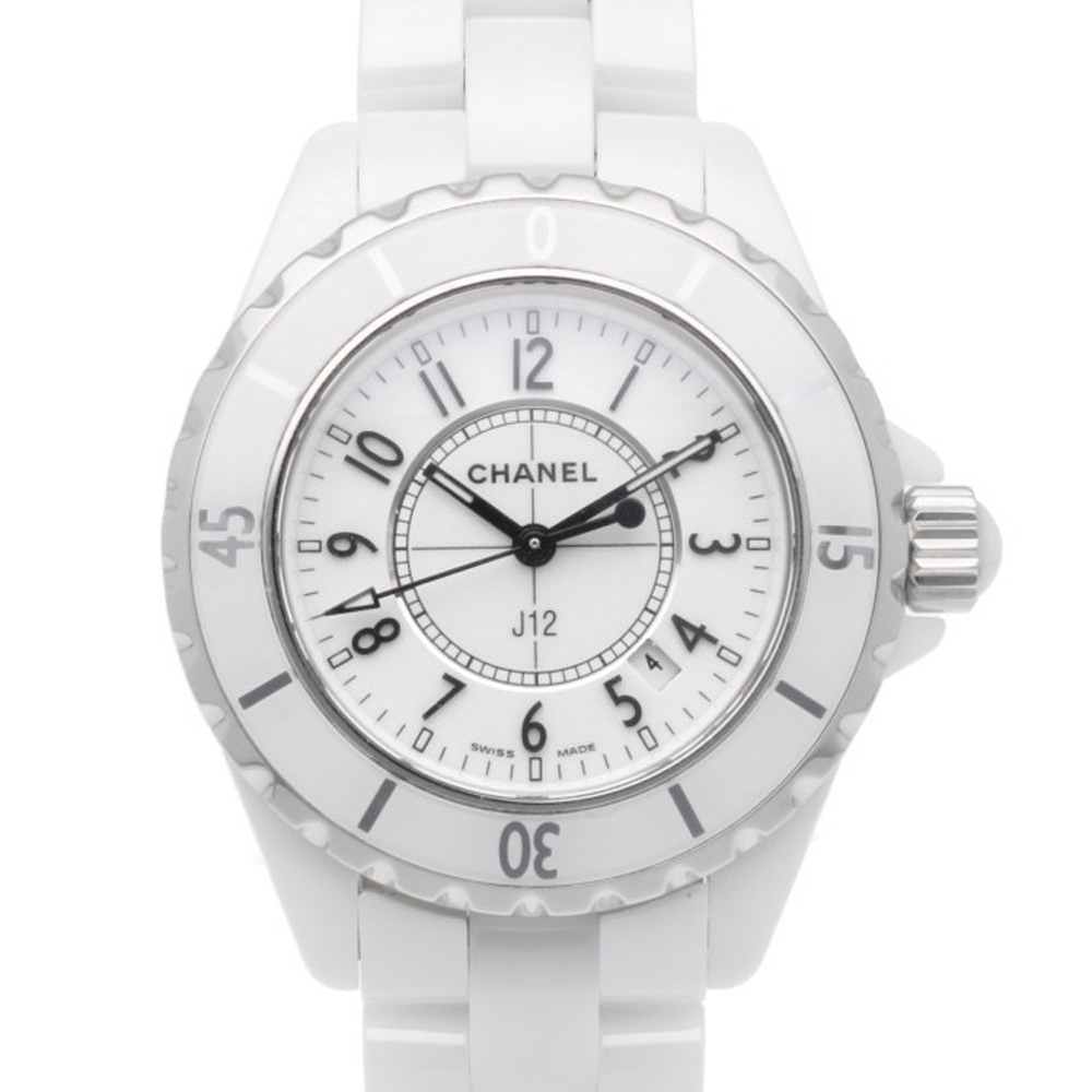 シャネル J12 腕時計 ステンレススチール J12 クオーツ 1年保証 CHANEL 中古