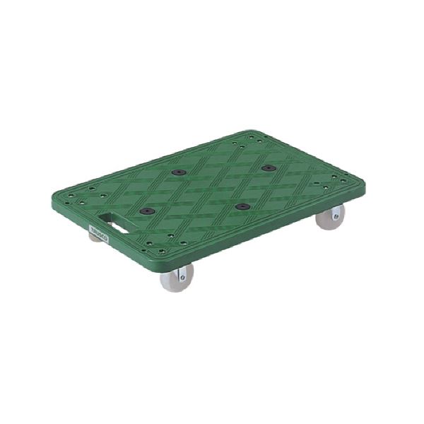 TRUSCO樹脂製平台車ルートバン 400x600mm 緑 MP-600 1台