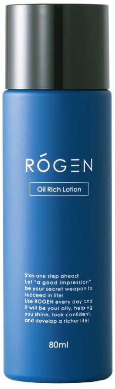 【超特価sale開催】 ROGEN（ロージェン) 80ml（2ヶ月分） オールインワン 男性用 無添加オイルリッチローション 化粧水
