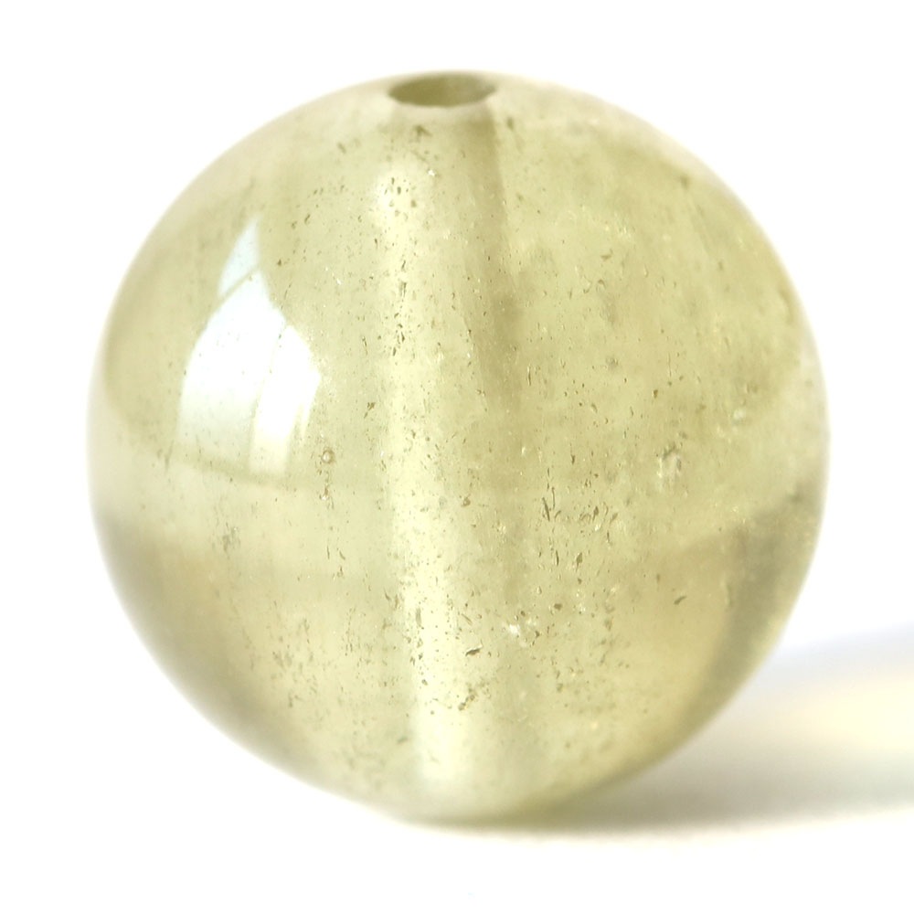 「1点もの 現品」 1粒売り リビアングラス 10mm (実寸10.6mm) パワーストーン バラ売り 天然石 パワーストーン ばら売り ビーズ 穴あき 1玉売り アクセサリー zz000244-r