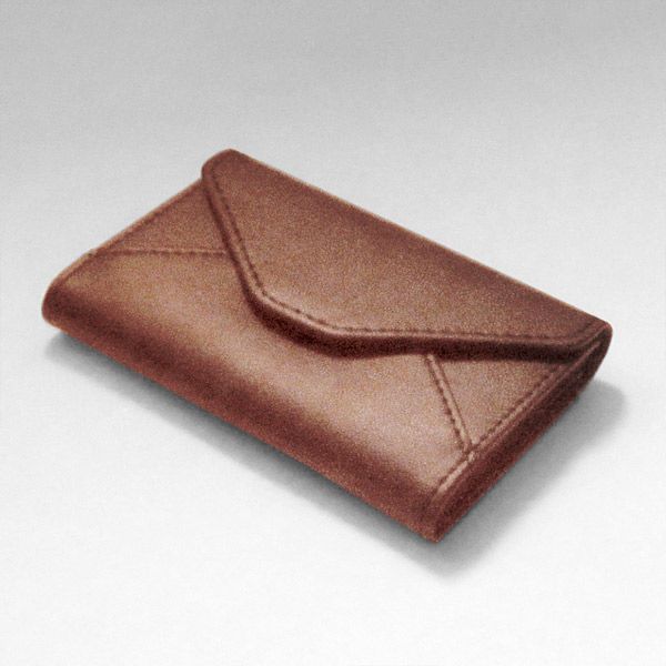 （まとめ買い）コレクト カードホルダー アコーディオン式 本革調 7ポケット カード約20枚収納 茶 CP-607V-BR [x3]