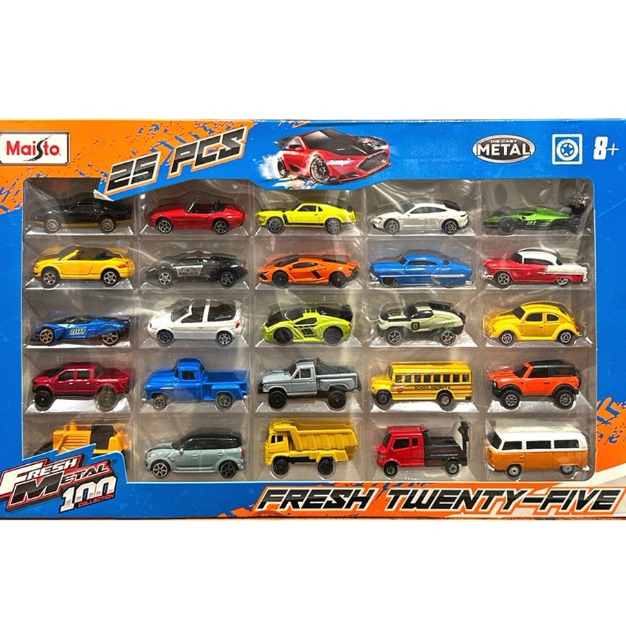 Maisto ダイキャストミニカー 25台セットメタル製正規ライセンス 8歳以上