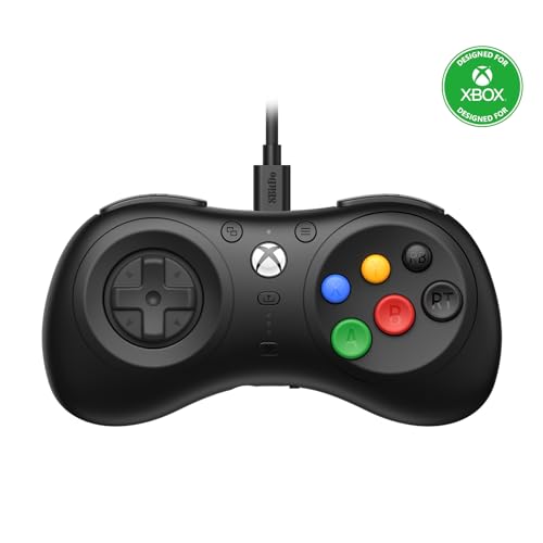 8BitDo M30 XboxシリーズX SXbox OneおよびWindowsの有線コントロー ラー 6ボタンレイアウト - 正式にライセンスされています