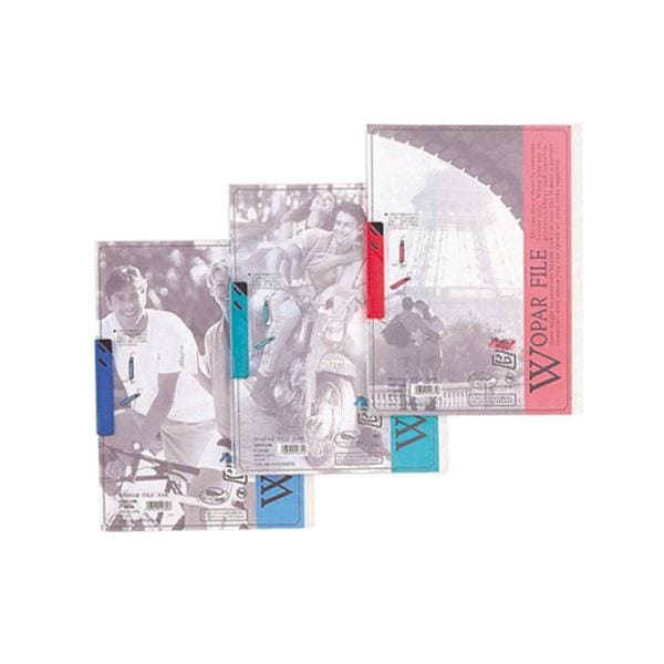 (まとめ) リヒトラブ ウーパーファイル A4タテ 20枚収容 青 F-3020 1セット(5冊) (×3セット)