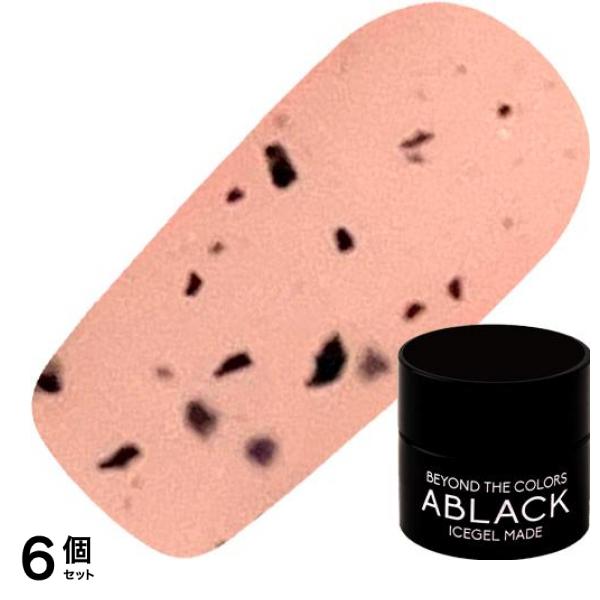 ICEGEL(アイスジェル) A BLACK ダルメシアンジェル 1173 ピーチパフ 3g 6個セット