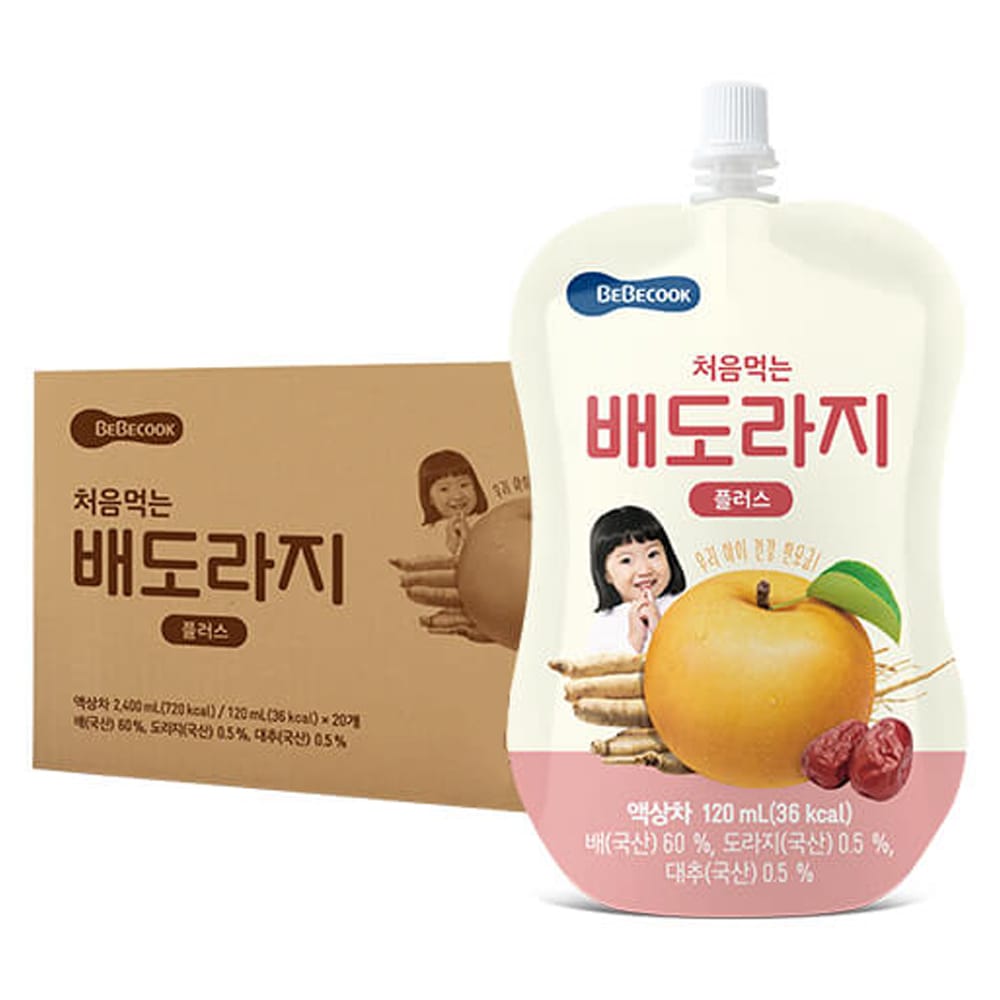 （TF021）ベベクク初めて食べる倍桔梗プラスジュース120ml /韓国発送