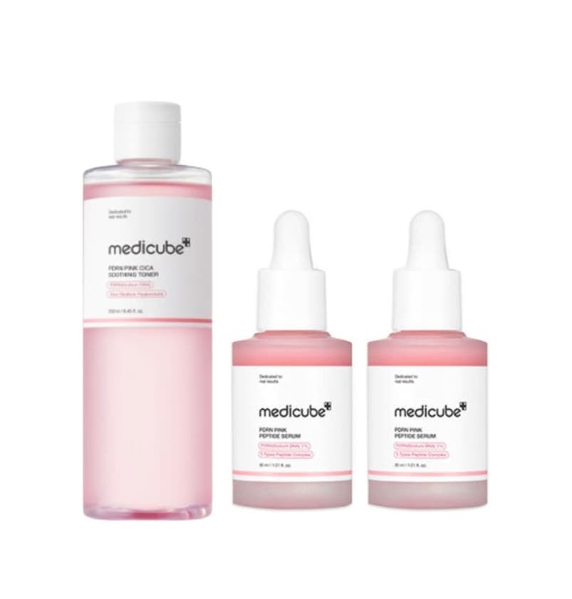 【3個セット】 PDRN ピンクアンプル 30ml *2+PDRN ピンクスージングトナー250ml/ サーモンPDRNニキビ跡 コラーゲン サーモンアンプル 韓国コスメ