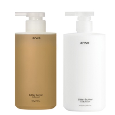 [2種セット] ビタバター弱酸性ボディウォッシュ 500ml+セラミドボディローション 400ml