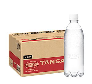 アサヒ飲料 MS+B ウィルキンソン タンサン ラベルレスボトル 500ml24本 炭酸水