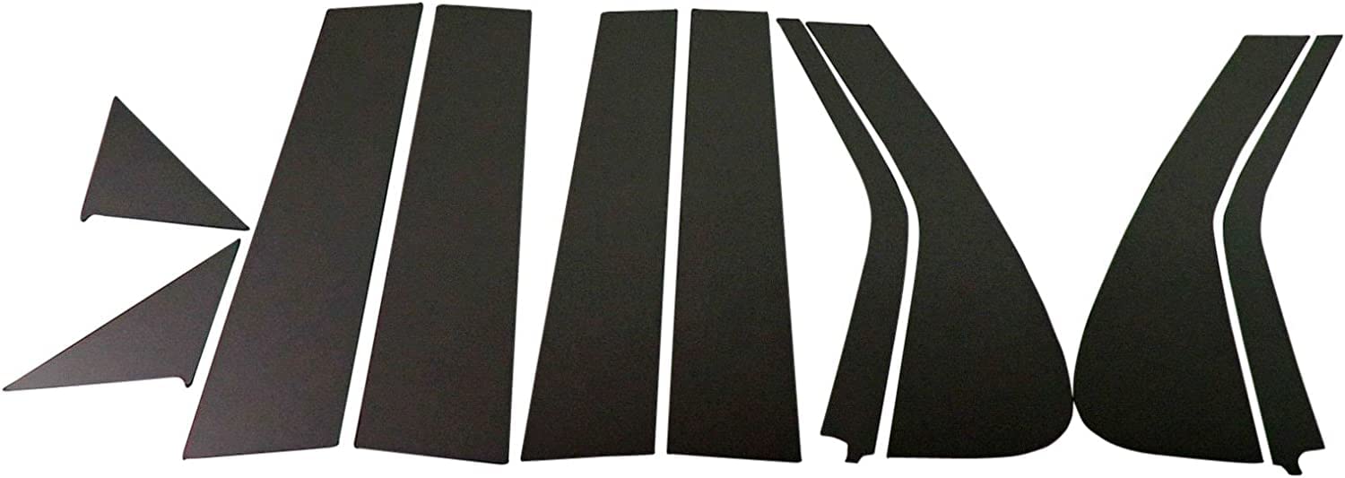 BRIGHTZ N-ONE 鏡面ステンレスブラックメッキピラーパネル バイザー無用 10PC 【 PIL-BLA-035 】 N ONE NONE Nワン エヌ ワン エヌワン JG 1 2 1283