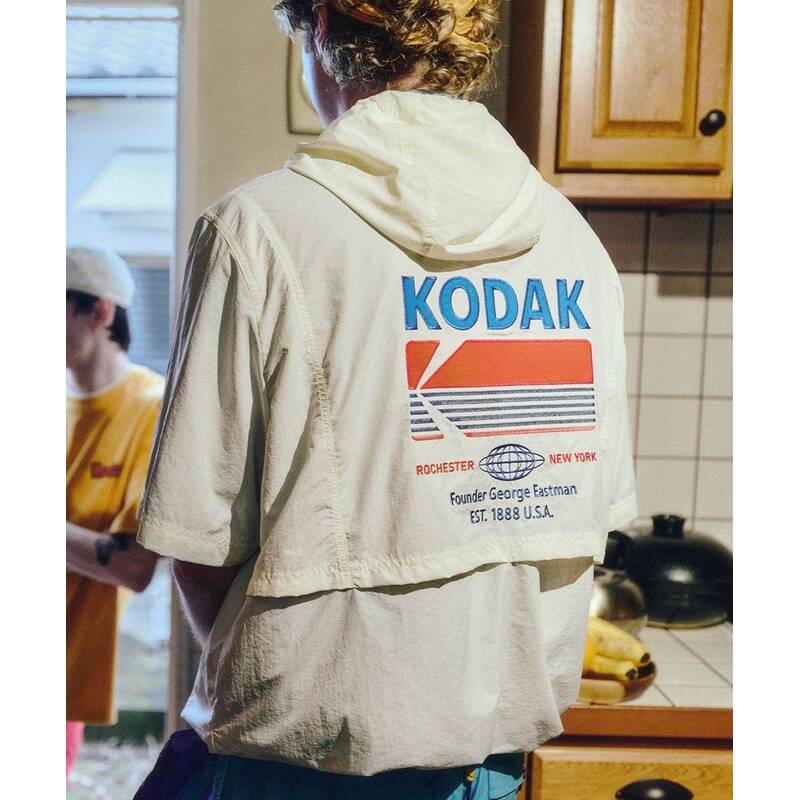 コダック KODAK ブリーズポップ クール 半袖フーディ アノラック IVORY K6223RWTU1IVR 376419