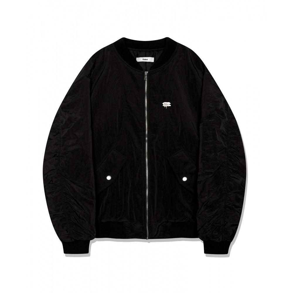 FALLETT リンクルシャーリング MA-1 ブラック