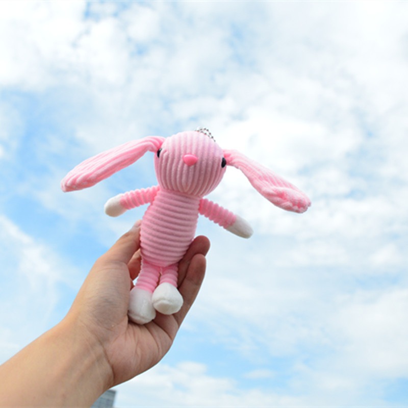 かわいい漫画バニーペンダント人形ぬいぐるみガールハート小さなミニ人形人形バッグオーナメント