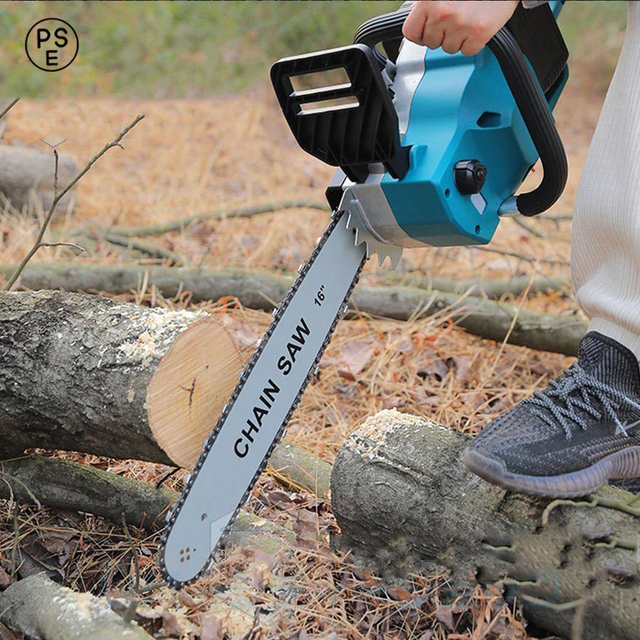 充電式チェーンソー チェンソー コードレス マキタ バッテリー対応 30cm切段物径 電動のこぎり 12インチ 軽量 強力 木工切断 枝切り 伐採 薪作り 庭木の剪定