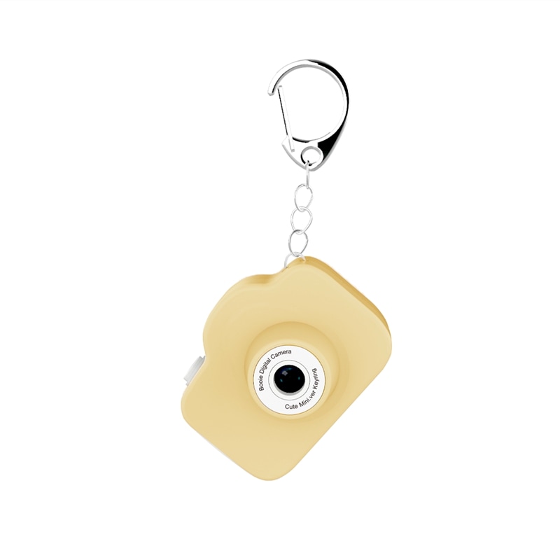 キュートなミニキーホルダーデジタルカメラ [B5CA-01K] YELLOW 公式正規品 ミニカメラ キーホルダーカメラ フィルター付き レトロカメラ 手のひらサイズ 韓国雑貨