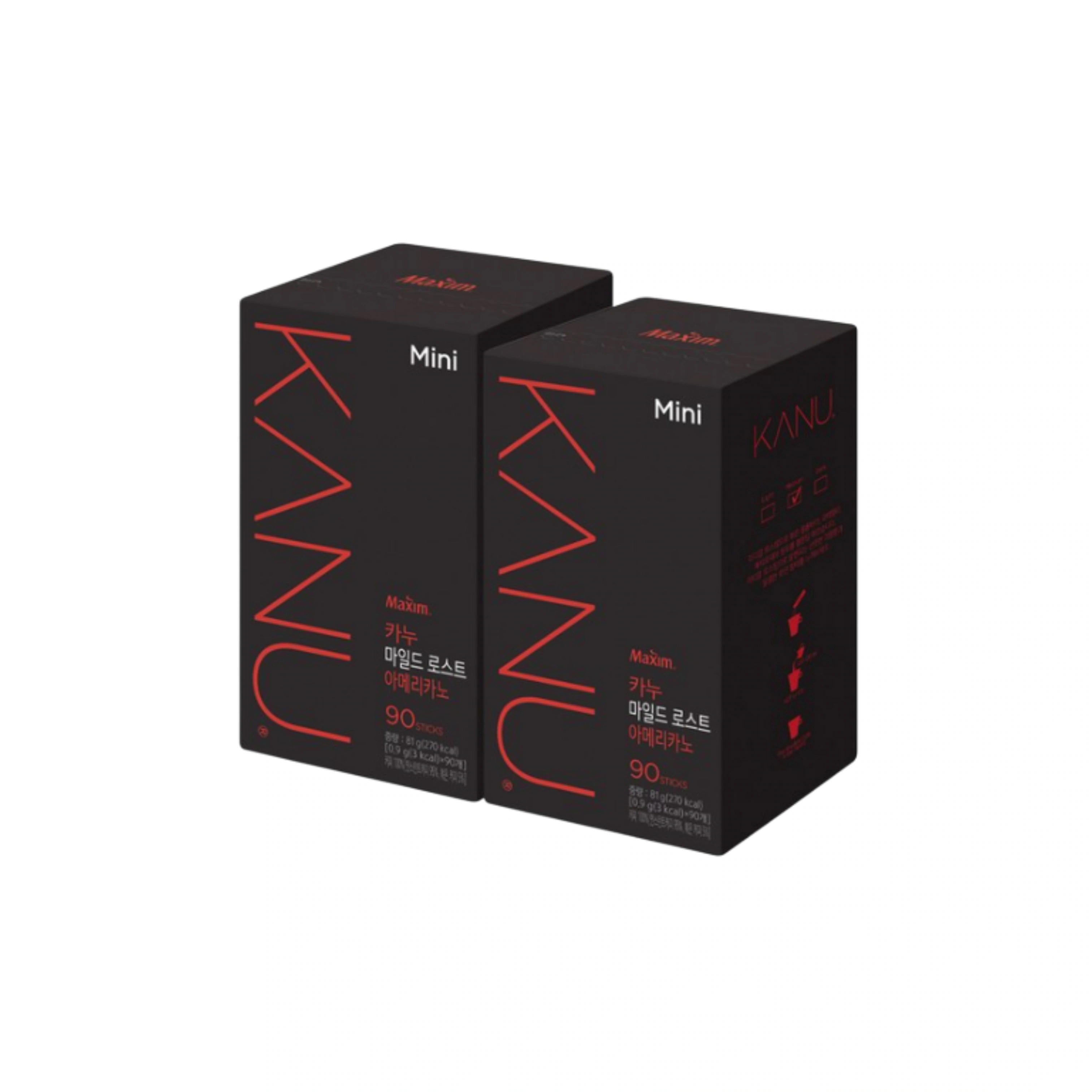 マイルドローストアメリカーノ0.9gコーヒーミックス90個x2