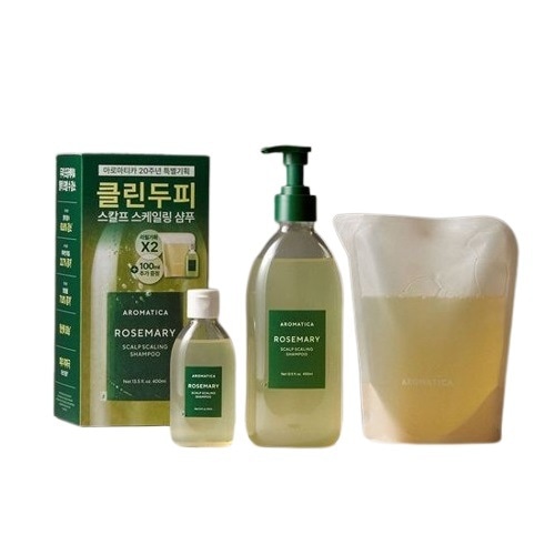 ローズマリー スカルプ スケーリングシャンプー 400ml ダブル企画 (+100ml追加贈呈)