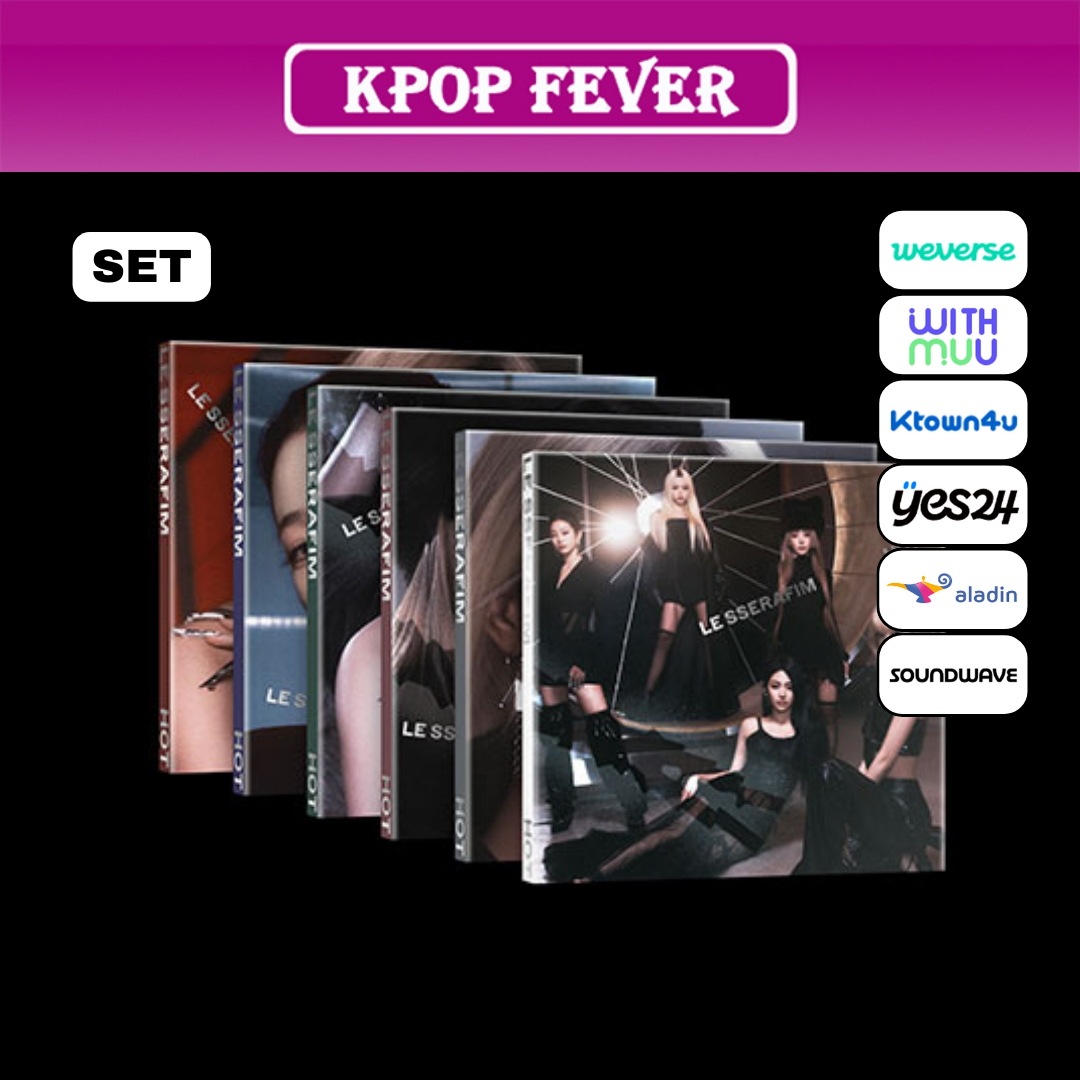 [online特典] LE SSERAFIM - [ HOT ] 5th Mini Album / COMPACT ver. (SET) 7,969円