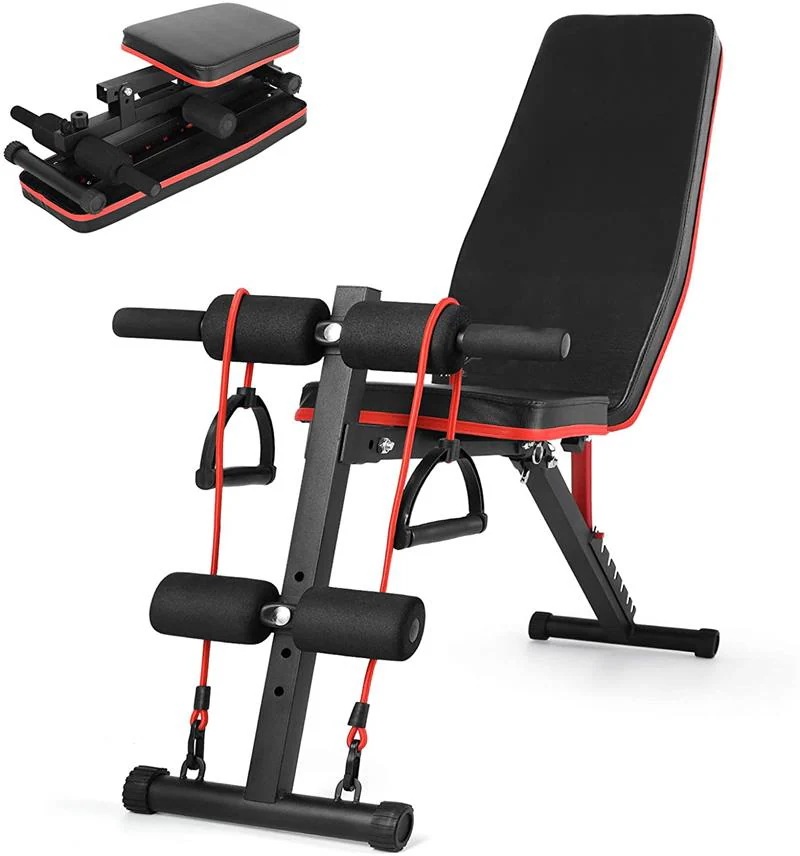 本日の新製品 爆売れ中トレーニングベンチ マルチシットアップベンチ 折り畳み 耐荷重300kg フラットベンチ 筋トレ 角度調節簡単 腹筋 背筋 ダンベルベンチ 収納便利背筋 ダンベルベンチ 収納便利