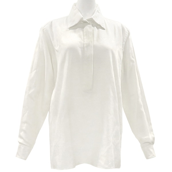 HERMÈS エルメス　マルジェラ期　ホワイト長袖シャツ Hermesエルメス HERMES 長袖シャツ マルジェラ期 フロントジップ