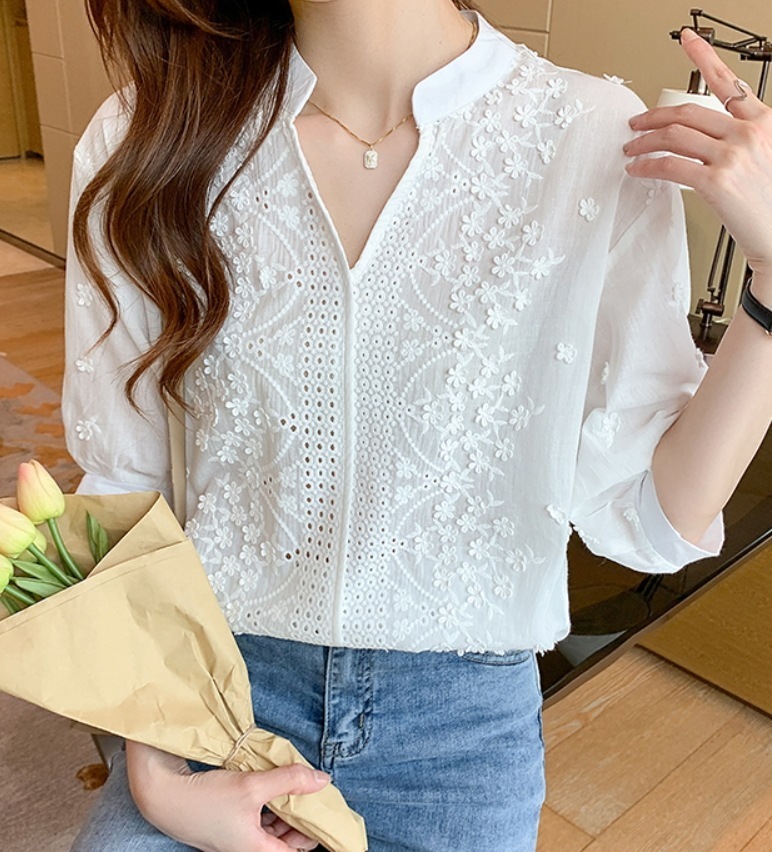 トップス デート ブラウス カットソー 半袖 シフォン レース 可愛い きれいめ 上品 おしゃれ かっこいい 可愛い ラブリー キュート ガーリー クール モード系 セクシー エレガント