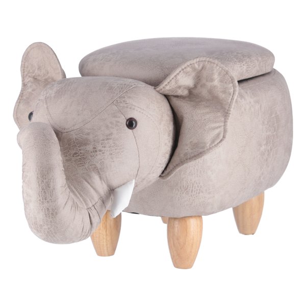 アニマルスツール収納付き ゾウ 高さ36cm XM-8004B-1