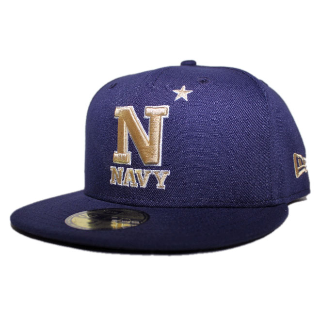 ベースボールキャップ 帽子 59fifty メンズ レディース NCAA ネイビー ミッドシップメン 6 3/4-8 1/4