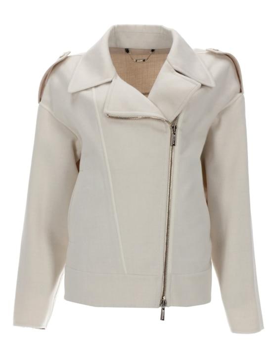 MOORER Women Jackets MODGI101104 TEPAS07V3950 WHITE
