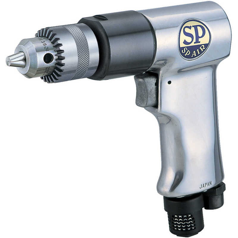 エスピーエアー　サイレンサー付エアードリル10mm　SP-1522