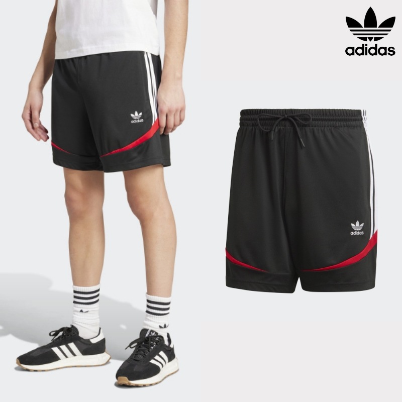 [ADIDAS] アディダス アーカイブ ショート パンツ ブラック / ARCHIVE SHORTS BLACK