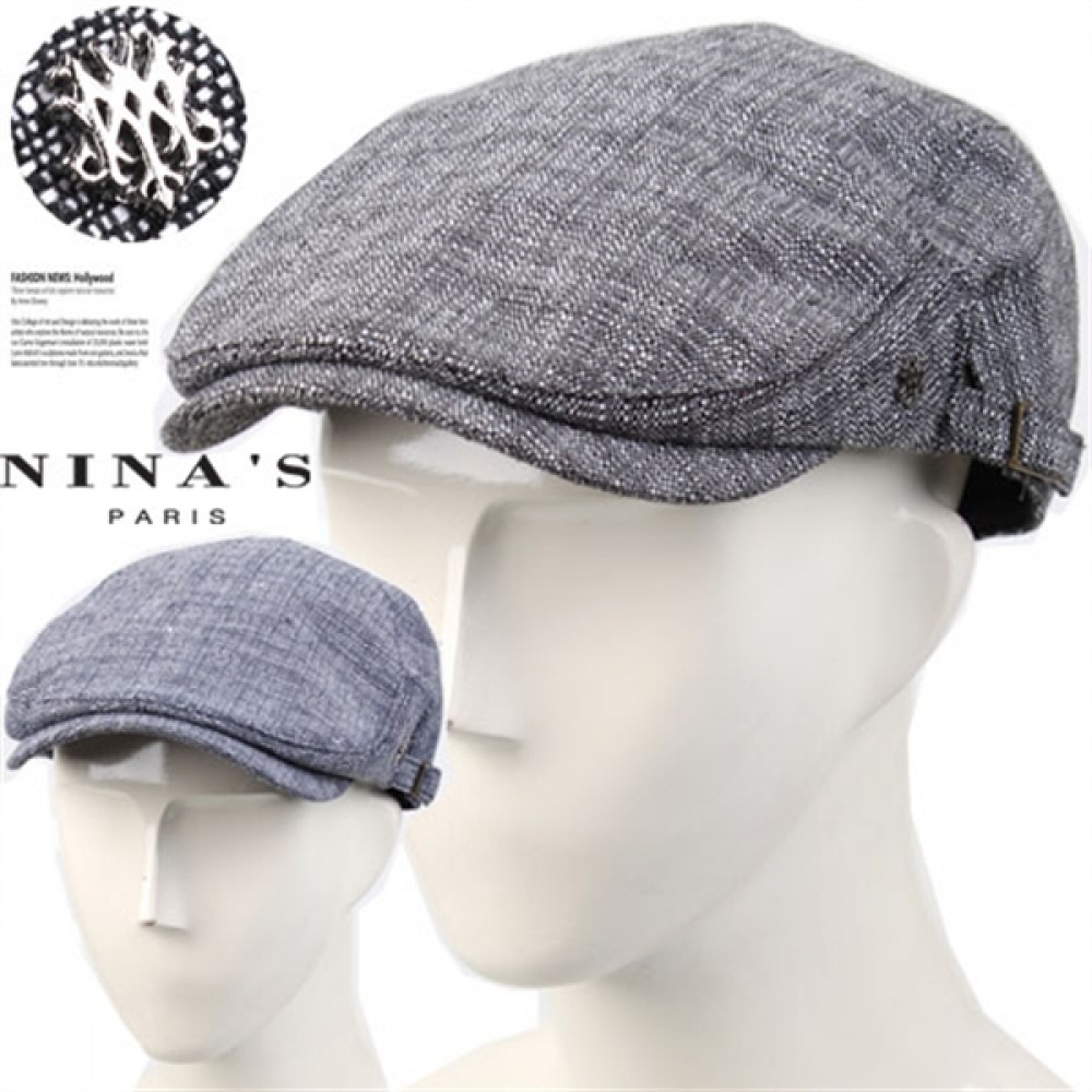 (ニナスパリ) 64cm_ビッグサイズビジューリネンベレーハット (0SS210)