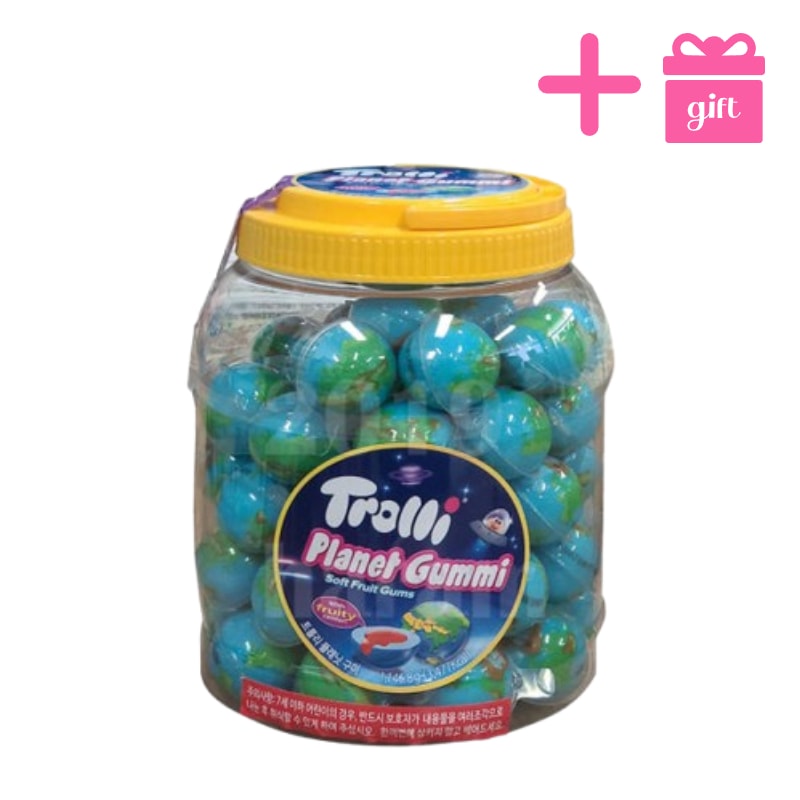 【GIFT 付】地球グミ 【大容量 61個】 地球ゼリ/ YOUTUBE ASMR/Youtubeで話題 お菓子/TIKTOK/Planet Gummi/正規品