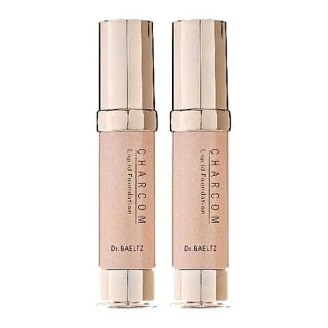 [国内正規品]シャルコムリキッドファンデーション　SPF35　PA+++ 20ml x 2 お得な2個セット リキッドファンデ　美容液　フィット　シルク　保湿　エイジングケア　抗酸化成分 敏感肌