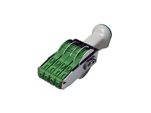 （まとめ買い）サンビー テクノタッチ回転印 欧文1号4連 TK-014 00702694 [x3]