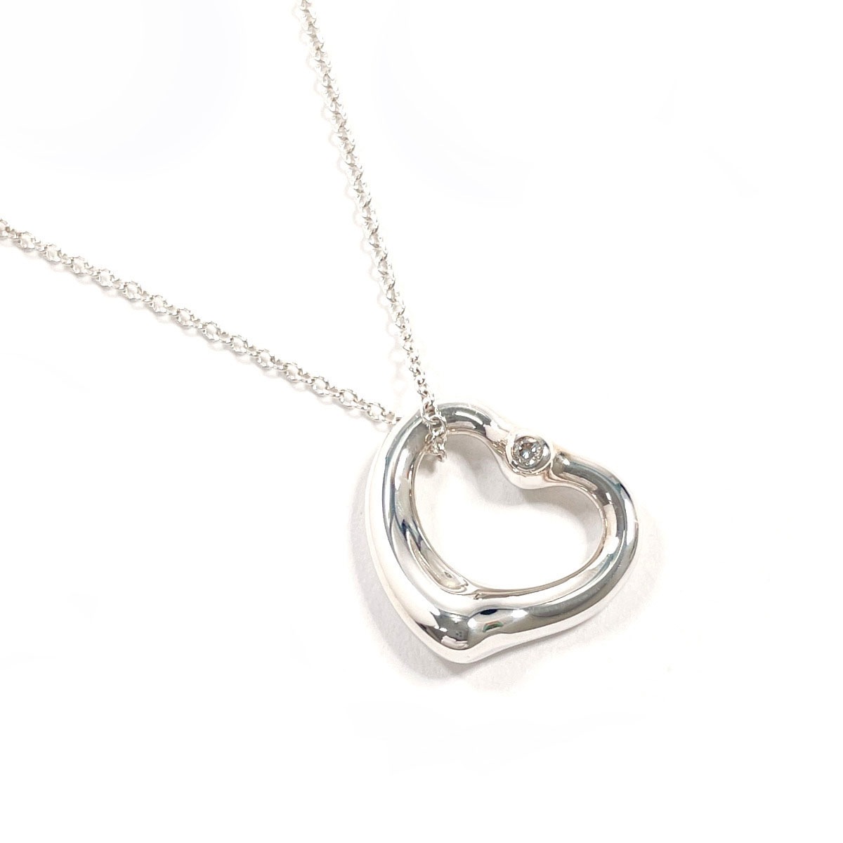 エルサペレッティ オープンハート ネックレス シルバー シルバー925 レディース