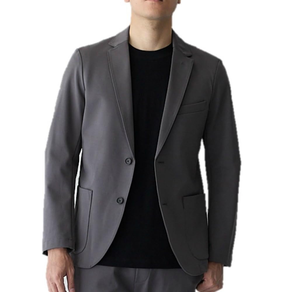 [グンゼ] ダブルニット テーラード 洗濯可 ストレッチ素材 BDW391 メンズ