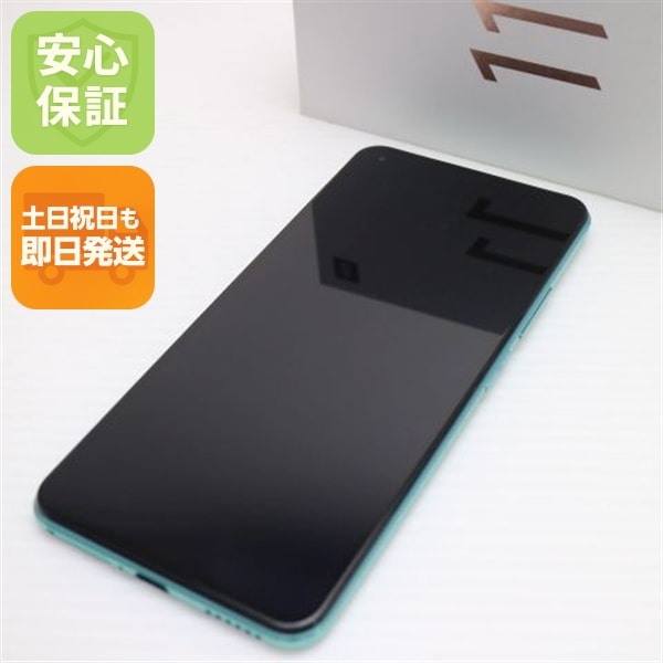 超美品 SIMフリー Mi 11 Lite 5G ミントグリーン 本体 即日発送 土日祝発送OK 59