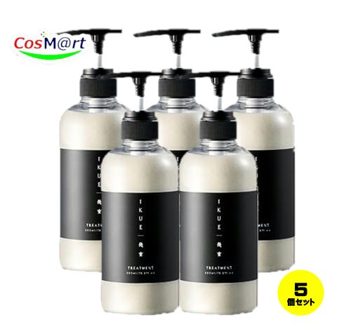 【5本セット】 IKUE 幾重 トリートメント 500ml サロンクオリティ 日本製 濃密泡 ふけ かゆみ 敏感肌 (4580708290577-5) 13,320円